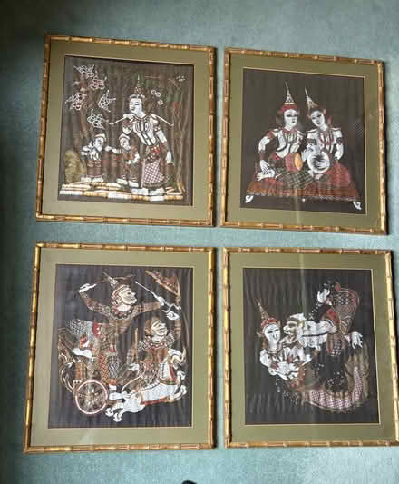 Photo of free 4 Silk prints from Thailand (West Horsley KT24) #1
