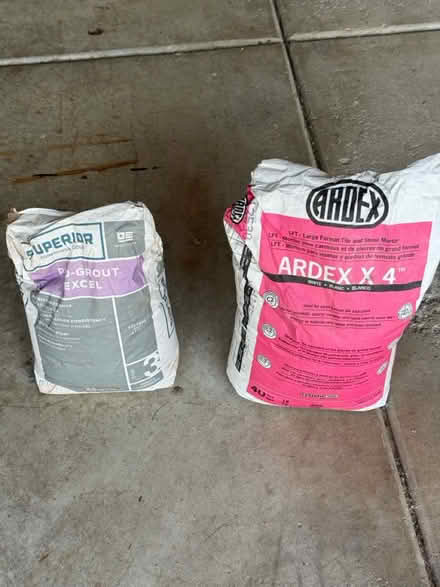 Photo of free Grout and mortar for ceramic tile (West side) #1