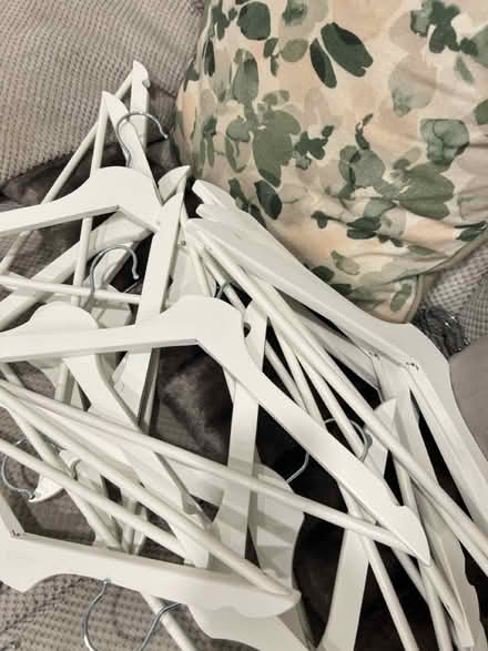Photo of free Bunch of white hangers (Middleton) #2