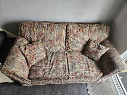 Photo of free 2 seater sofa (Mitcham CR4) #1