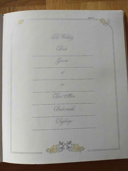 Photo of free Wedding photo album (used) (University Area RG6) #2