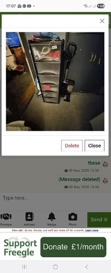 Photo of free Plastic drawers (Blacon CH1) #1