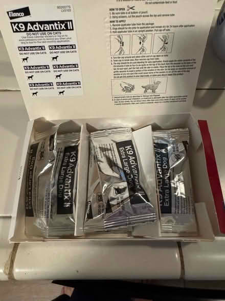 Photo of free K-9 Advantix II (5 of 6 doses) (San Jose near Union/Curtner) #2