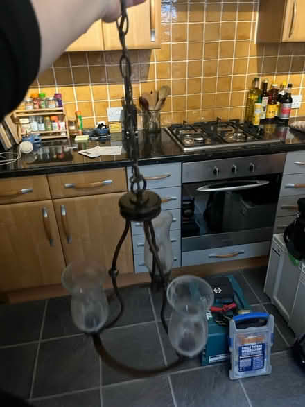 Photo of free Gothic three-pronged light fitting (Mitcham CR4) #4