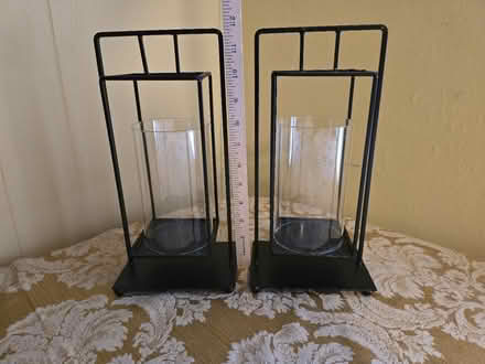 Photo of free 2 Large Candle Holders (West 7th) #2