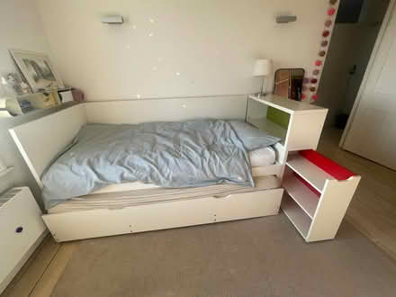 Photo of free For quick clearance - IKEA bed with pull out trundle (NW6) #2