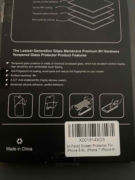 Photo of free Screen protector for iPhone 7 or 8 (Lower Kingswood KT20) #2
