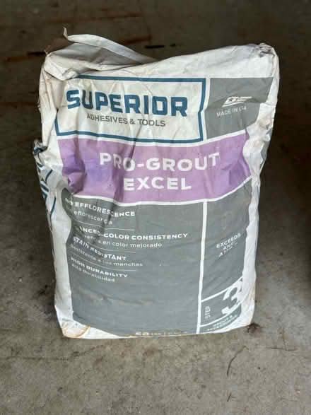 Photo of free Grout and mortar for ceramic tile (West side) #3