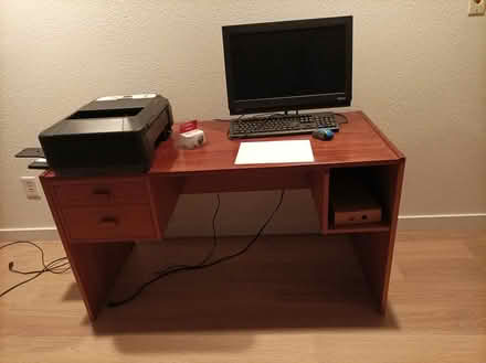 Photo of free Desk & Chair (Ocean Shores Blvd SW) #1