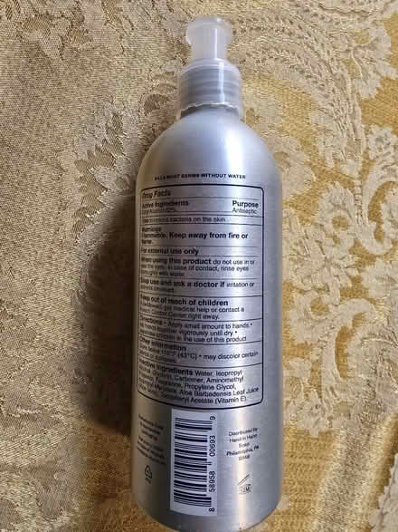 Photo of free Hand Sanitizer in Reusable Bottle (West 7th) #2