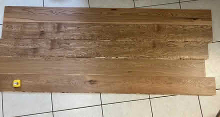 Photo of free Approx 2 sq m of slot-together flooring real wood 1cm thick (Wooburn Green HP10) #1