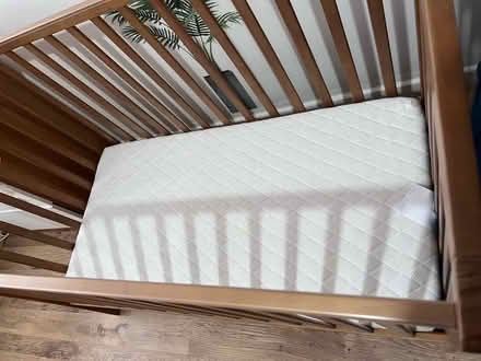Photo of free John Lewis cot and mattress (Reddish SK5) #2