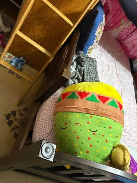 Photo of free Solid dark wood twin bed (Winfield by cdh) #3