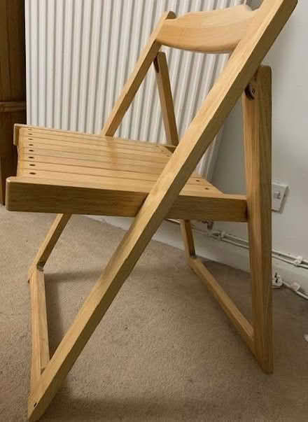 Photo of free Folding wooden chair (Swannington LE67) #3