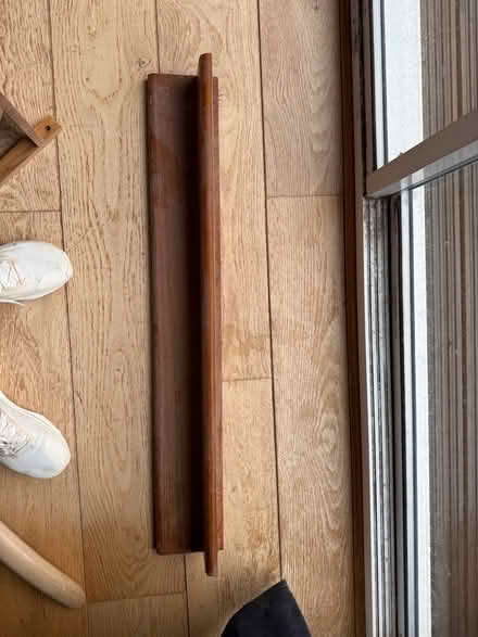 Photo of free Teak small shallow bathroom shelf (Cumnor OX2) #1