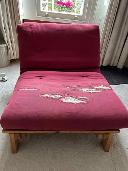 Photo of free Futon single chair/bed (Muswell Hill N10) #2