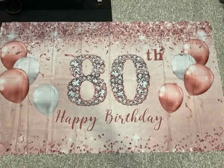 Photo of free 80th birthday banner (Billerica Center) #1