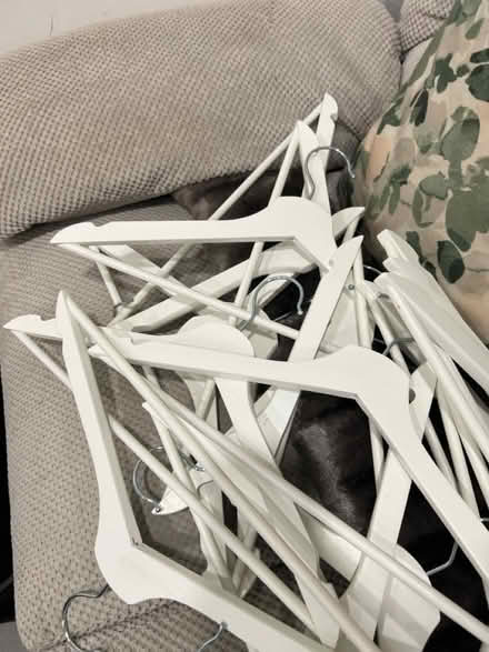 Photo of free Bunch of white hangers (Middleton) #1