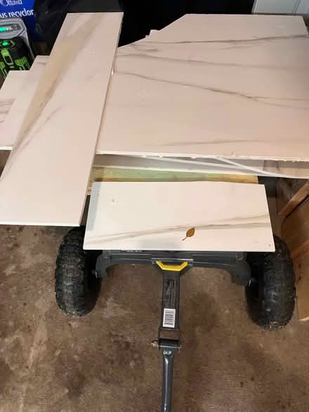 Photo of free Broken porcelain tiles 3/8” thick (Baseline and Beaumaris) #2