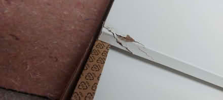 Photo of free White furniture board, 2 big sheets. IKEA Songesand 188x58cm (Hodnet SY4) #2