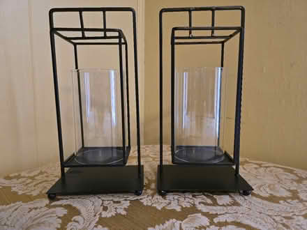 Photo of free 2 Large Candle Holders (West 7th) #1