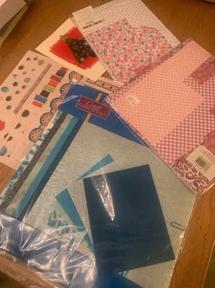 Photo of free Packs of decorative paper for card making/crafting (Bakewell DE45) #1