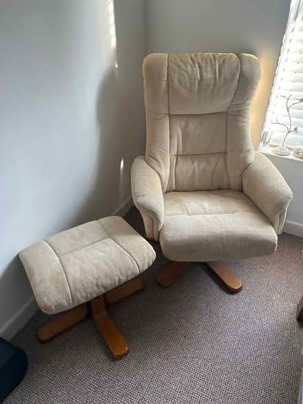 Photo of free Chair and stool (Thetford IP24) #1