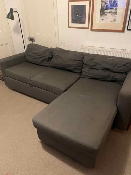 Photo of free John Lewis L-Shaped Sofa with pull out sofa bed (Charlton SE7) #1