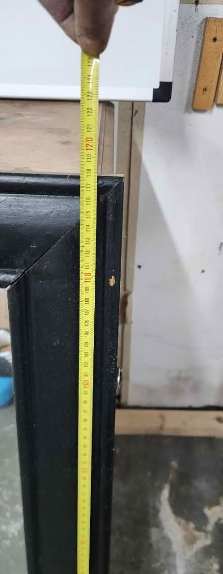 Photo of free Large black wooden mirror (BB1) #3