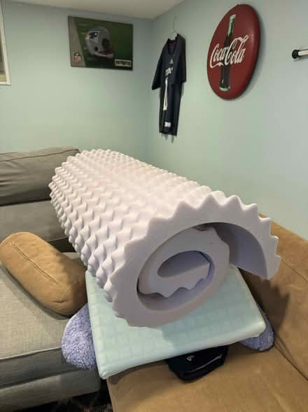 Photo of free Egg Crate Bed Pad for Twin-size bed (Newton Highlands south of Rt 9) #1