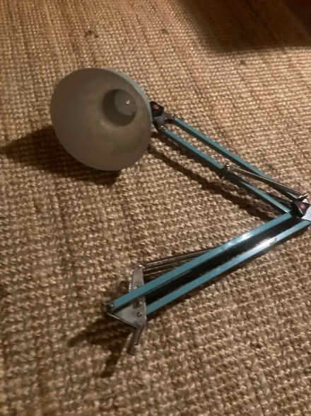 Photo of free Blue Desk Lamp (unwired) (Lower Clapton) #1