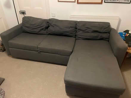 Photo of free John Lewis L-Shaped Sofa with pull out sofa bed (Charlton SE7) #3