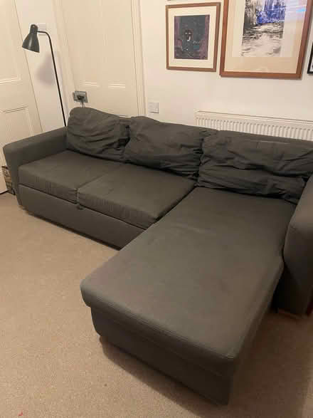 Photo of free John Lewis L-Shaped Sofa with pull out sofa bed (Charlton SE7) #2