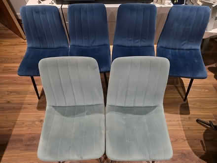 Photo of free Velvet dining chairs (E10 5SW) #1