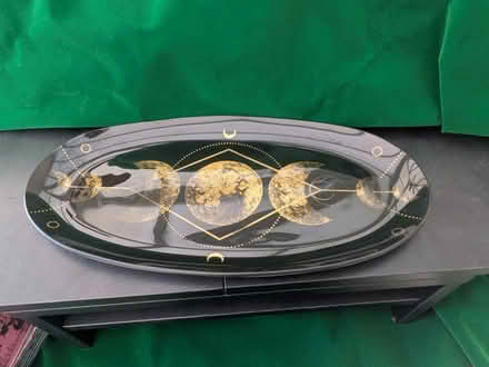 Photo of free Moon Phases Long Black Serving Dish/Trinket Tray (CT15) #1