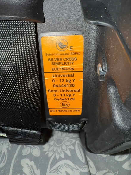 Photo of free Silver cross car seat (Carshalton) #4