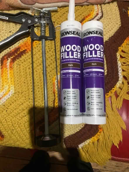 Photo of free Unused tubes of dark wood filler with holder (Hove BN3) #1