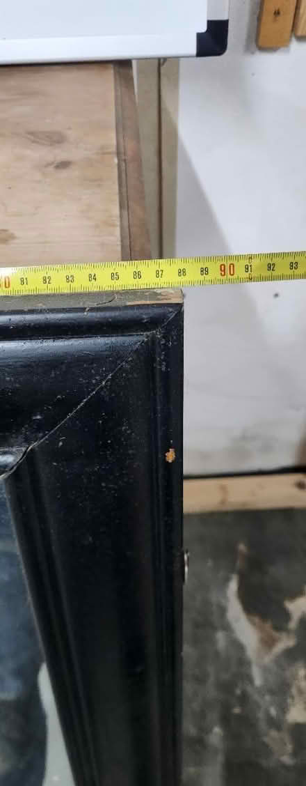 Photo of free Large black wooden mirror (BB1) #2