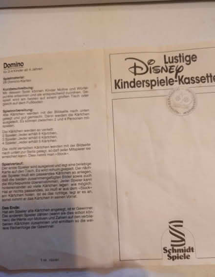 Photo of free Small Disney Game Box (Hereford HR4) #2