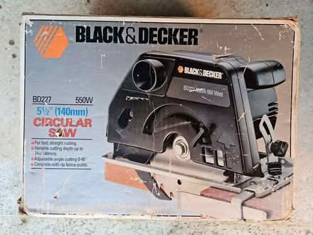 Photo of free Black and Decker Circular Saw (Congleton CW12) #2