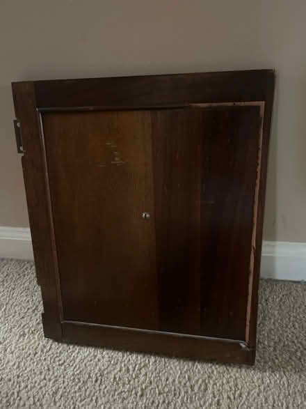 Photo of free Wood panel with door knocker (Royal Oak, MI) #2