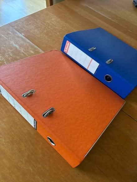 Photo of free Lever-arch files with dividers (Aldcliffe LA1) #1