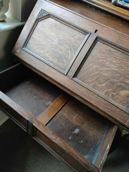 Photo of free Damaged wood bureau for upcycling (Upton chester CH2) #4