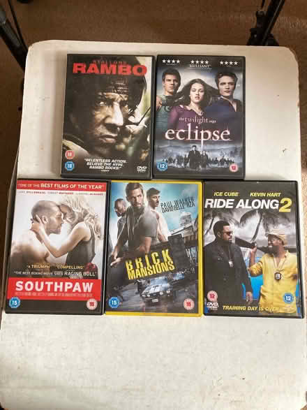 Photo of free Mixed lot of DVDs (Chick-Flicks/Disney/Jaws/Rambo etc. (St James, South Elmham IP19) #2