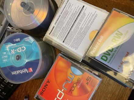 Photo of free Unused cd-r; cd-rw; dvd-r and dvd-rw discs (Whalley BB7) #1