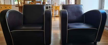 Photo of free Retro leather 3 piece suite (NEWPORT np20) #4