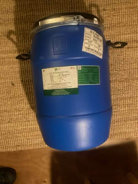 Photo of free 30 Litre Open Top Blue Plastic Drum (Lower Clapton) #4