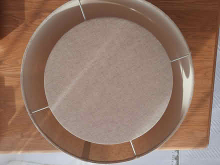 Photo of free LARGE Ceiling Lampshade Beige (Hamble SO31) #3