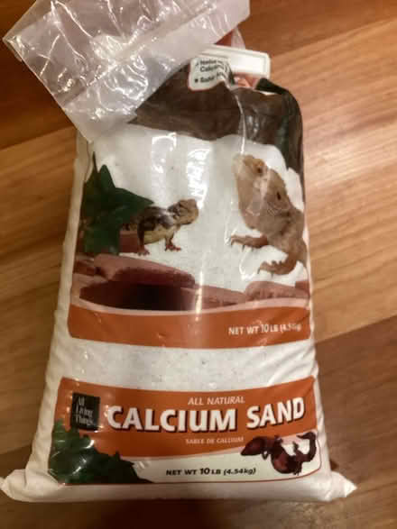 Photo of free Calcium sand for reptiles (Baseline and Clyde) #1