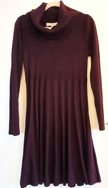 Photo of free Purple Woollen Jumper Dress size L (Camberwell SE5) #1